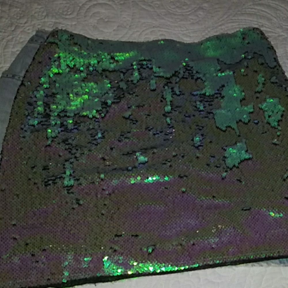 Zara  mini Sequin skirt